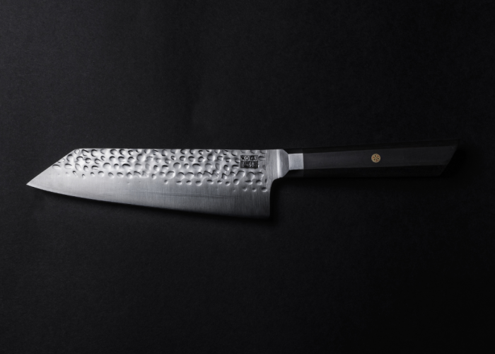 Kotai Mes - Bunka Santoku gehamerd Mes met Bamboo Box - 17 cm - Afbeelding 4
