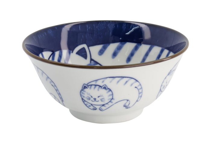 Mixed Bowls Tayo Bowl Dami Cat 14.8x6.8cm HB-1101/40 6/48 = 20932