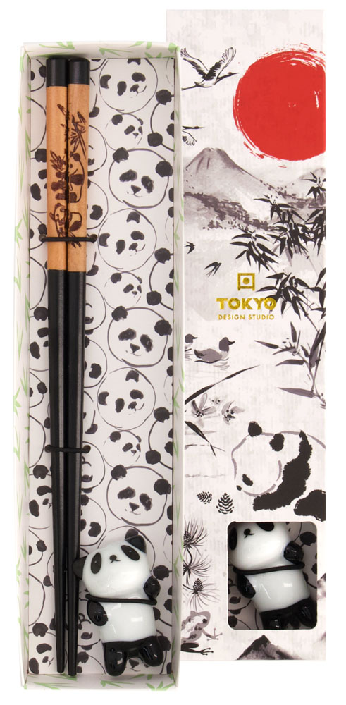 Tokyo Design Studio - Eetstokjes - Giftset - Panda