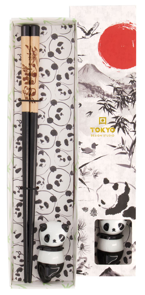 Tokyo Design Studio - Eetstokjes - Giftset - Panda