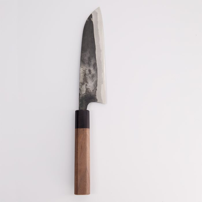 Ishizuchi Mes - Kurouchi Santoku - Blue 2 - 16,5 cm - Afbeelding 4