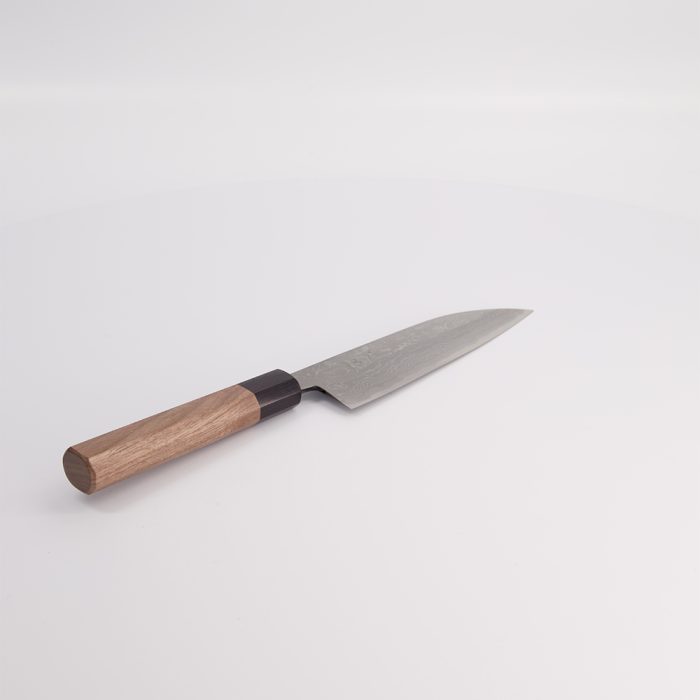 Ishizuchi Mes - Damascus Santoku gepolijst - Blue 2 - 16,5 cm - Afbeelding 3