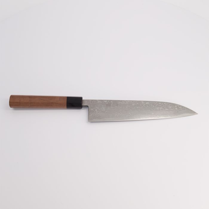 Ishizuchi Mes - Damascus Gyotu gepolijst - Blue 2 - 21 cm