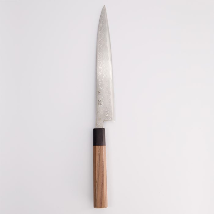 Ishizuchi Mes - Damascus Sujihiki gepolijst - Blue 2 - 21 cm - Afbeelding 2