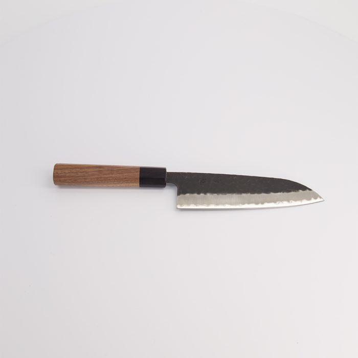 Ishizuchi Roestvrijstalen Mes - Aogami Super Kurohada - Santoku - 16,5 cm