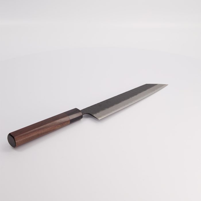 Ishizuchi Roestvrijstalen Mes - Aogami Super Kurohada - Kiritsuke - Rozenhout Octagon Handvat - 21 cm - Afbeelding 2