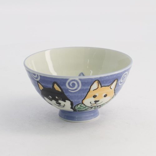 Tokyo Design Studio - Kawaii - Risskål - Shiba Dog - Rosa - 14,5x6,5cm 500ml