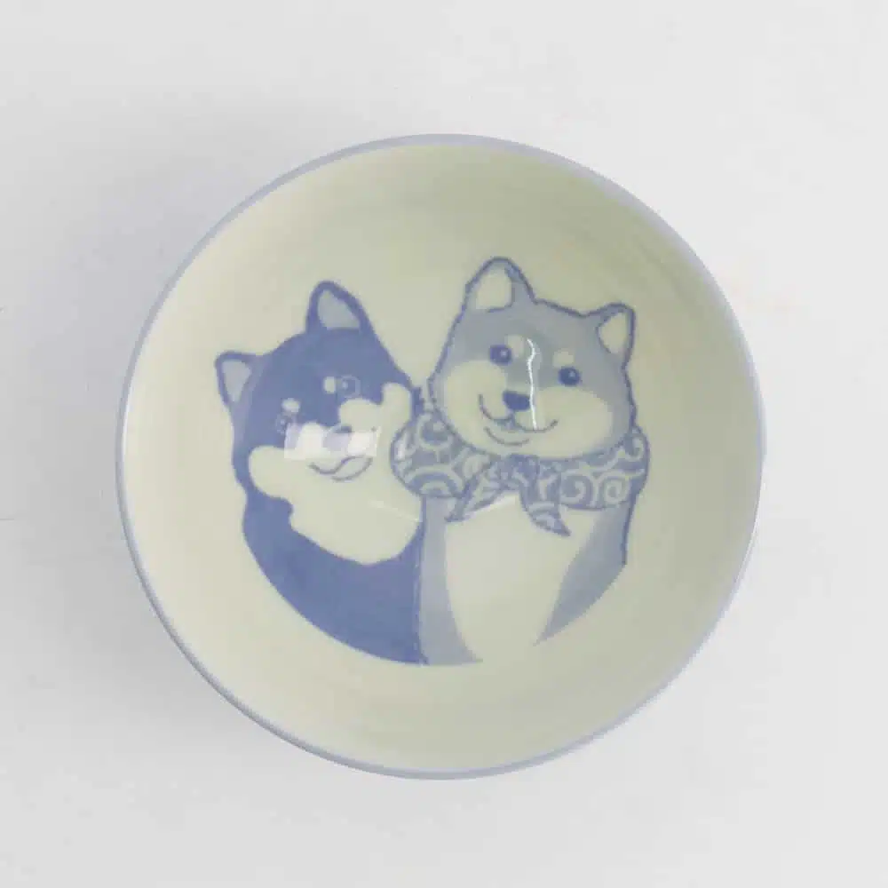 Kawaii rijstkom met Shiba hond design - Tokyo Design Studio - 350ml - 11.5x6cm - Afbeelding 2