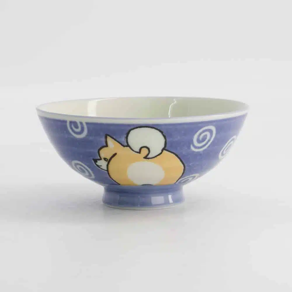 Japanse rijstkom Shiba Hond - Tokyo Design Studio Kawaii - 500ml 14.5x6.5cm - Afbeelding 2