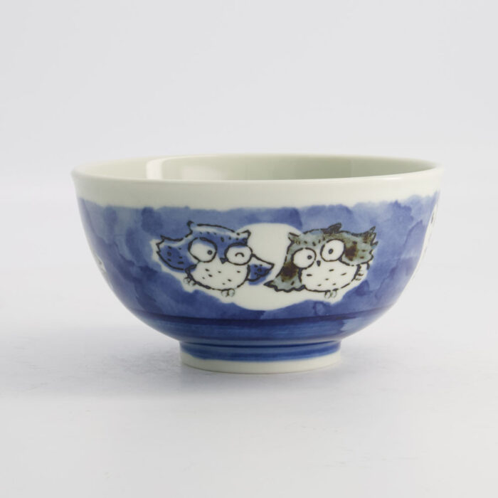 Japanse rijstkom Kawaii Uil - Tokyo Design Studio - 600ml - 16×8cm - Afbeelding 2