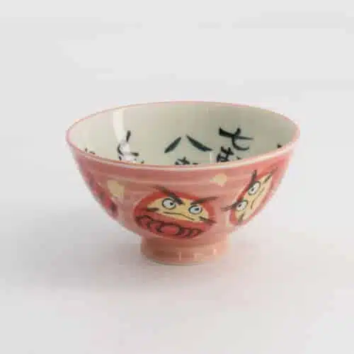 Tokyo Design Studio – Kawaii – Rijstkom – Daruma – Roze – 11.5×6cm 300ml