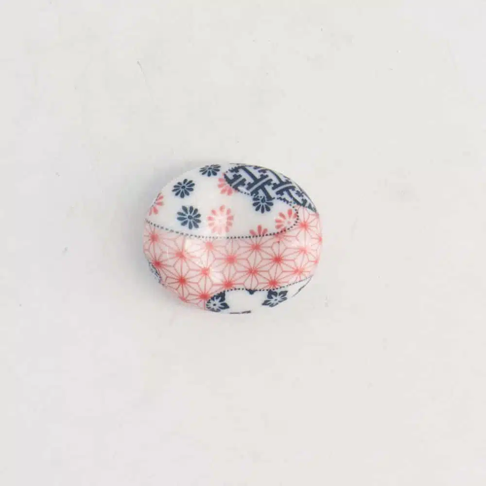 Eetstokjeshouder Keramiek - Tokyo Design Studio - Roze/Rood - Afbeelding 2