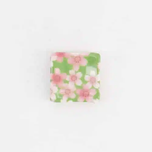 Tokyo Design Studio - Eetstokjes Houder - Sakura - Roze/Groen