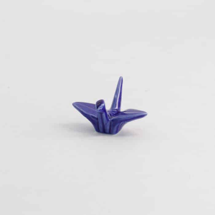 Kraanvogel Eetstokjeshouder - Tokyo Design Studio - Keramiek Blauw - Afbeelding 2