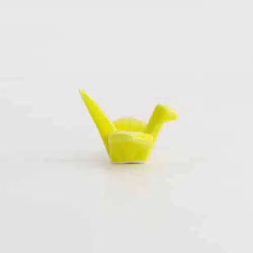 Tokyo Design Studio - Eetstokjes Houder - Kraanvogel Geel