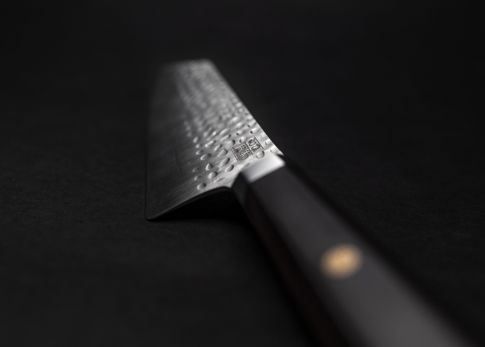Kotai Mes - Bunka Santoku gehamerd Mes met Bamboo Box - 17 cm - Afbeelding 3