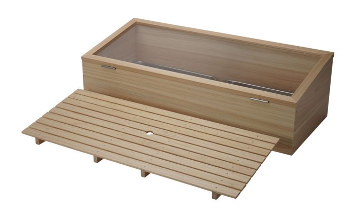 Tokyo Design Studio Houten Presentatie Doos Met Deksel 69.2x29.5x20.cm - Afbeelding 3