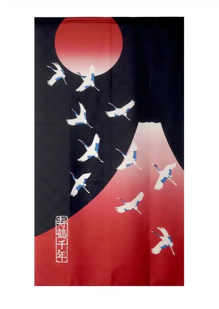 Japanse Gordijnscherm - Noren Goodwill Jukaku - Elegant Design - 85x150cm