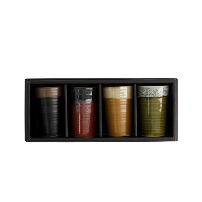 Tokyo design Studio Theekopjes Cadeau Set 4pcs  5.3x8.3cm 160ml