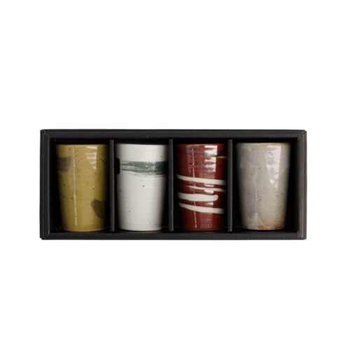 Tokyo design Studio Theekopjes Cadeau Set 4pcs 5.3x8.3cm 160ml