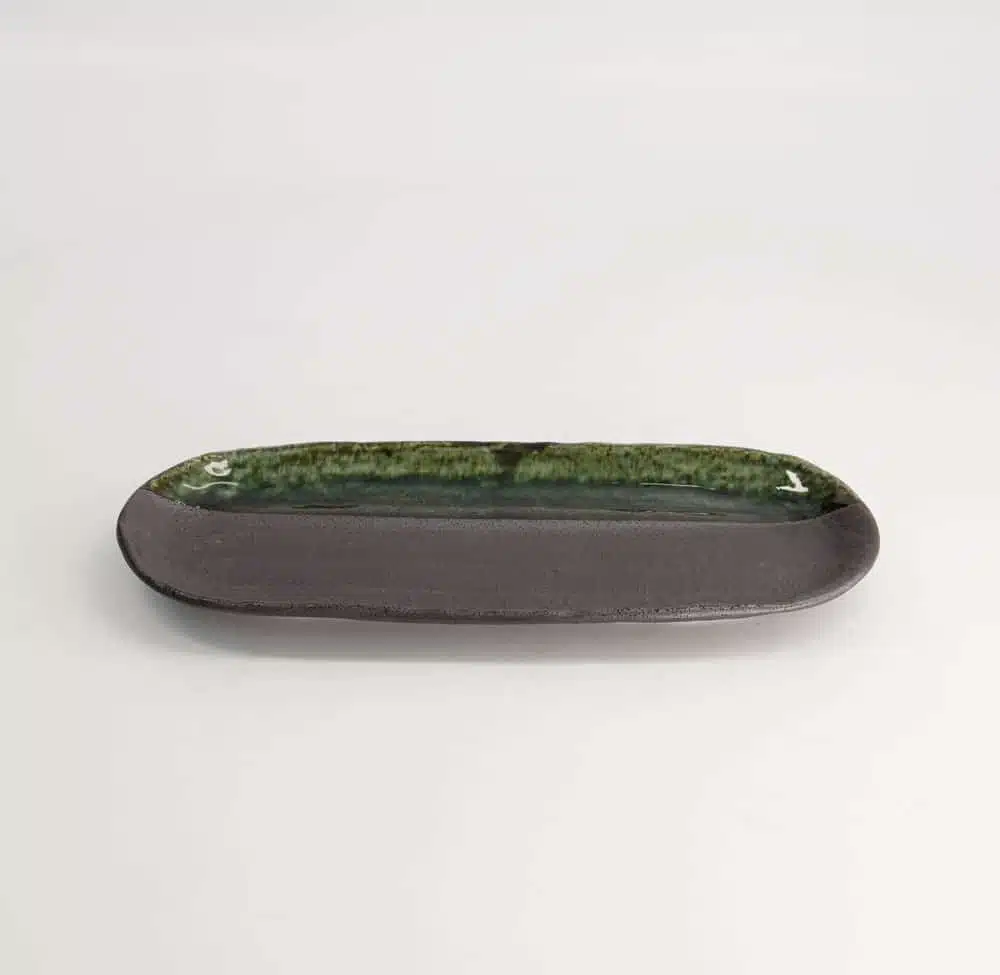 Tokyo Design Studio - Large Plates - Ovaal Bord - Yuzukuru Nuriwake - 28.5x11.5x2.3cm