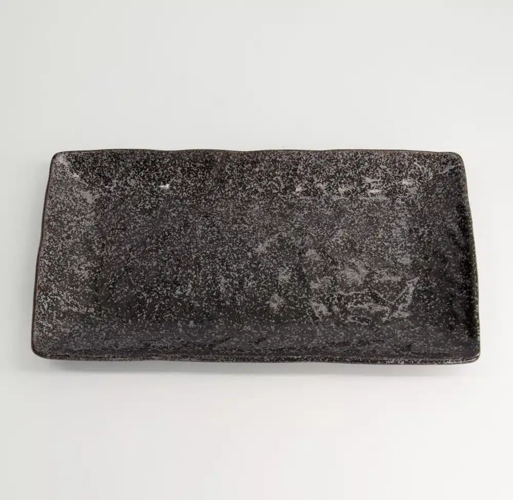 Zwart rechthoekig bord - Kuroyuteki - Tokyo Design Studio - 28.5x12.5x2.5cm - Afbeelding 2