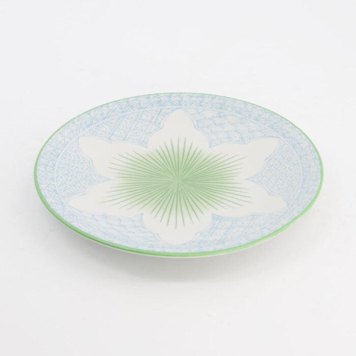 Ontbijtbord Lichtblauw - Tokyo Design Studio - Lily Flower - 20x3 cm - Afbeelding 3