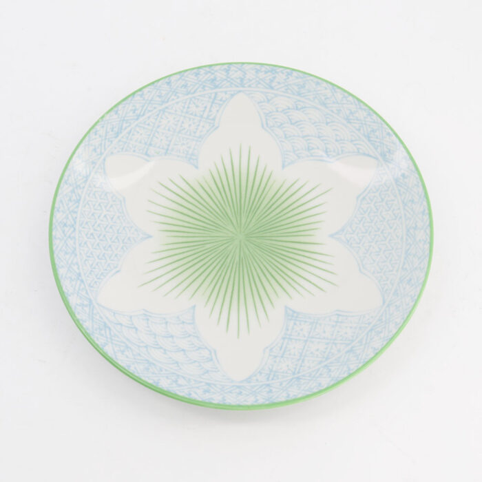 Ontbijtbord Lichtblauw - Tokyo Design Studio - Lily Flower - 20x3 cm