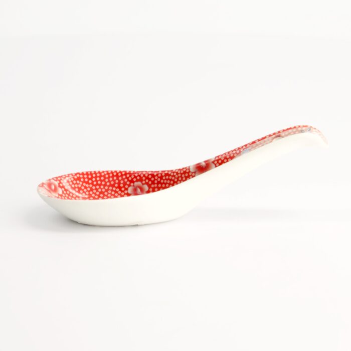 Kawaii bloemen lepel - Tokyo Design Studio - Rood 13.8x4.8cm - Afbeelding 3