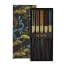 Tokyo Design Studio -Eetstokjes Cadeau Set - Hout Zwart-Blauw