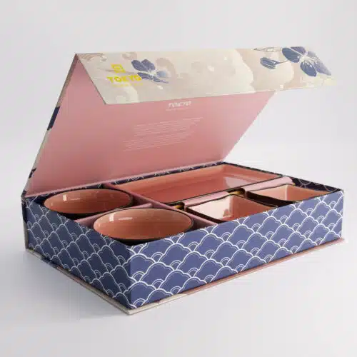 Sushi Servies Set voor 2 Personen - Tokyo Design Studio - Glassy Pink - 8-Delig