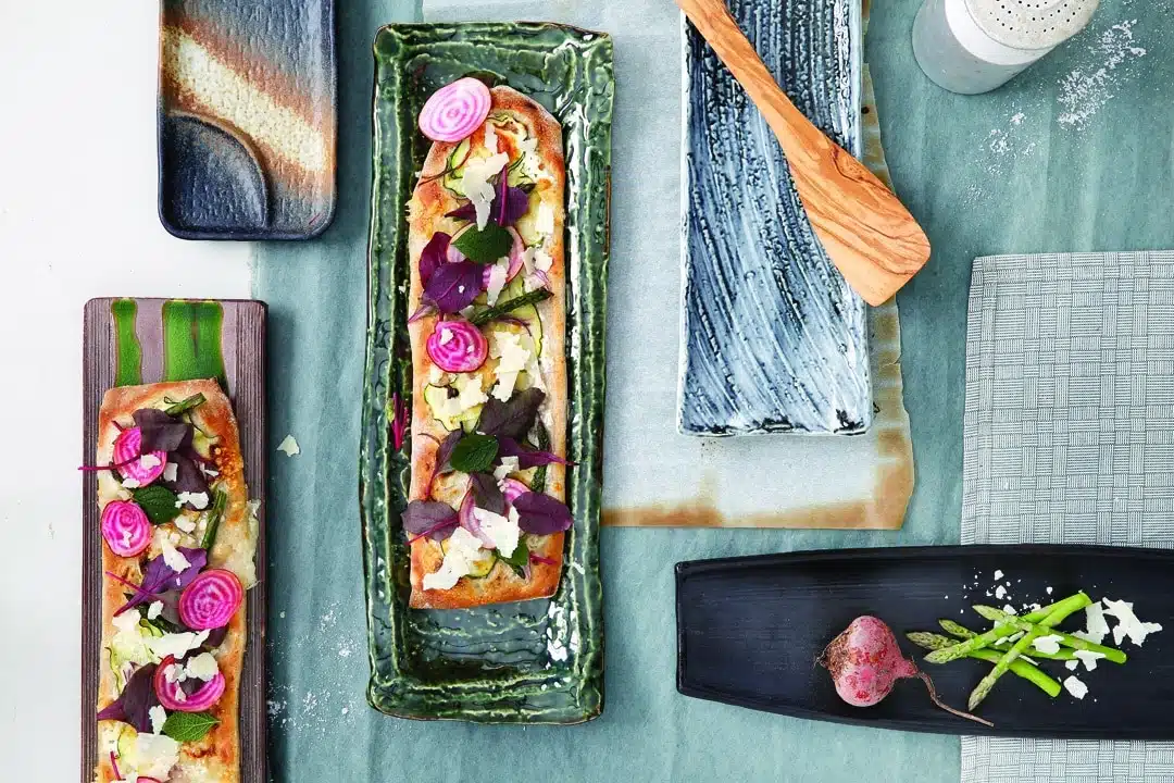 Groot Ovaal Bord - Tokyo Design Studio - Yuzukuru Nuriwake - 28.5x11.5x2.3cm - Afbeelding 3