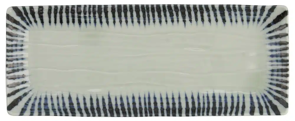 Rechthoekig Porseleinen Bord - Tokyo Design Studio Shin Tokusa - 27.7x11.1x2.8cm - Afbeelding 3