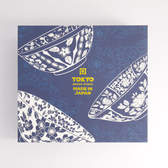 Tokyo Design Studio - Tokyo Blue - Botan - Ramenkom - Geschenkset - 3 stuks - 1300 ml - Afbeelding 2