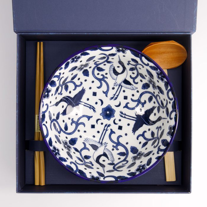 Tokyo Design Studio - Tokyo Blue - Maizuru - Ramenkom - Cadeauset - 3 stuks - 1300 ml - Afbeelding 5