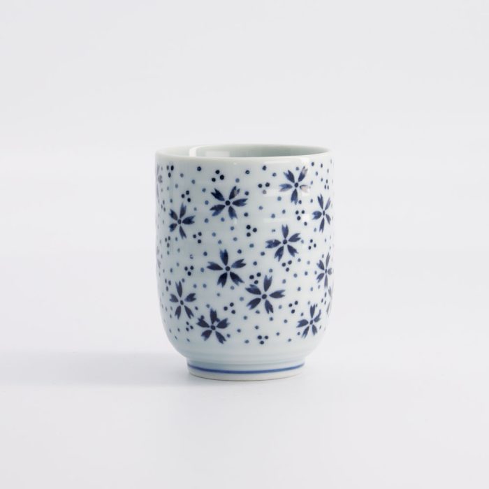 Tokyo Design Studio - Theekop - Blauw/Wit - 6,5x7,5 cm - 160 ml - Afbeelding 2