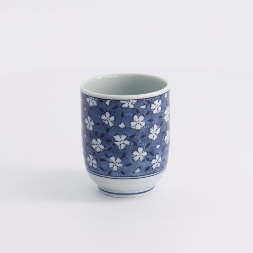 Tokyo Design Studio - Theekop - Blauw/Wit - 6,5x7,5 cm - 160 ml