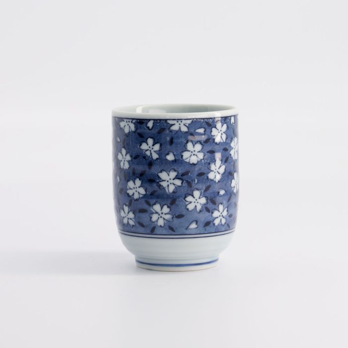 Tokyo Design Studio - Theekop - Blauw/Wit - 6,5x7,5 cm - 160 ml - Afbeelding 2