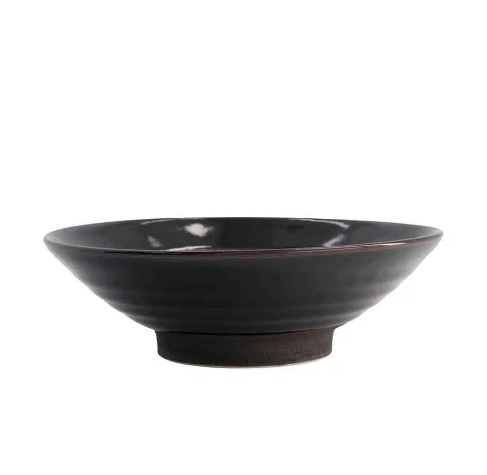 Ramen Kom Set - Tokyo Design Studio - Black Brush - 24.5x7.5cm - Afbeelding 3