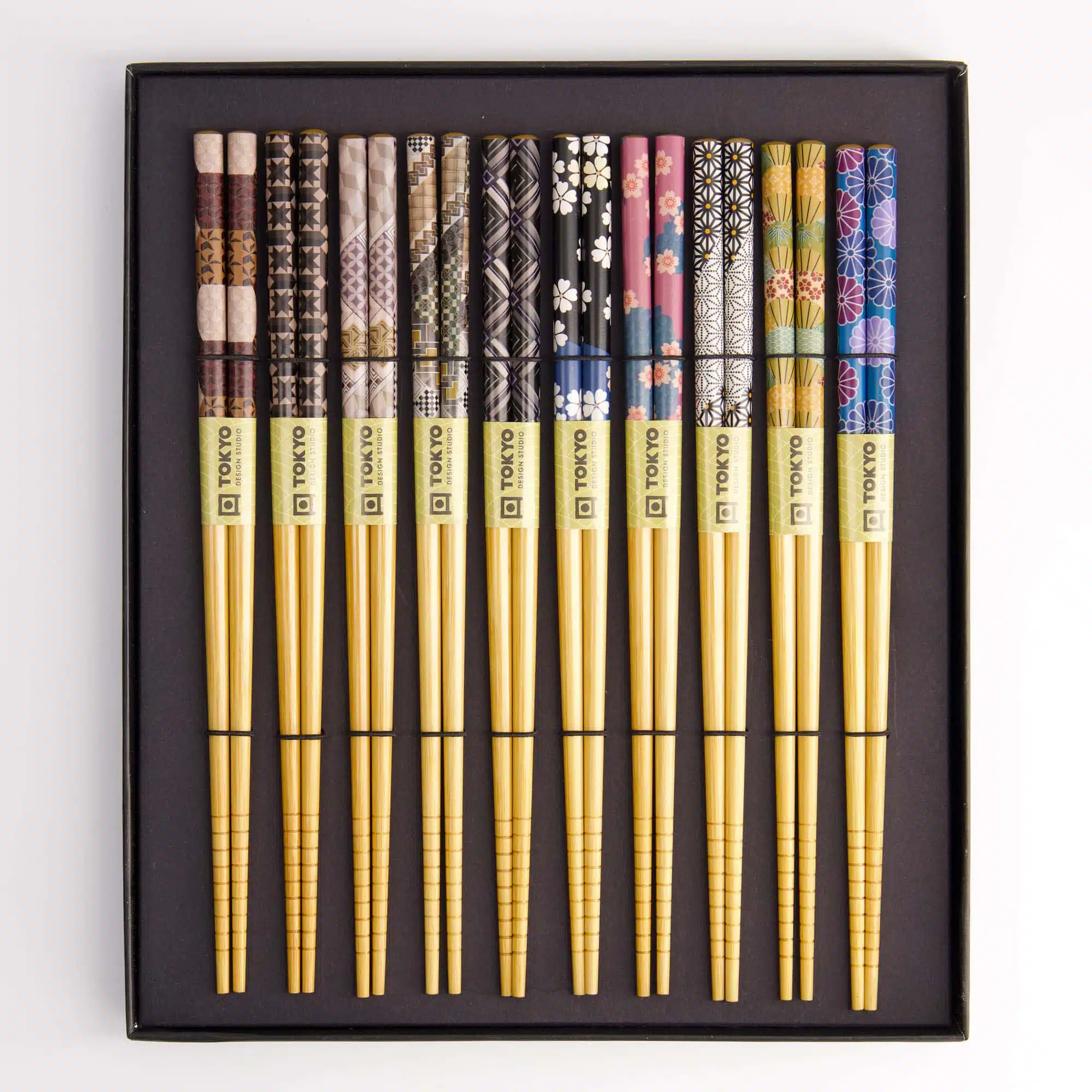 Eetstokjes Cadeau Set - Tokyo Design Studio - 10 Paar - Bloemenontwerp - Afbeelding 2