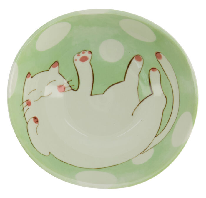 Rijstkom met kattenoren - Tokyo Design Studio - Neko Maruke - 330 ml - 14,1x13x4,9 cm - Afbeelding 2