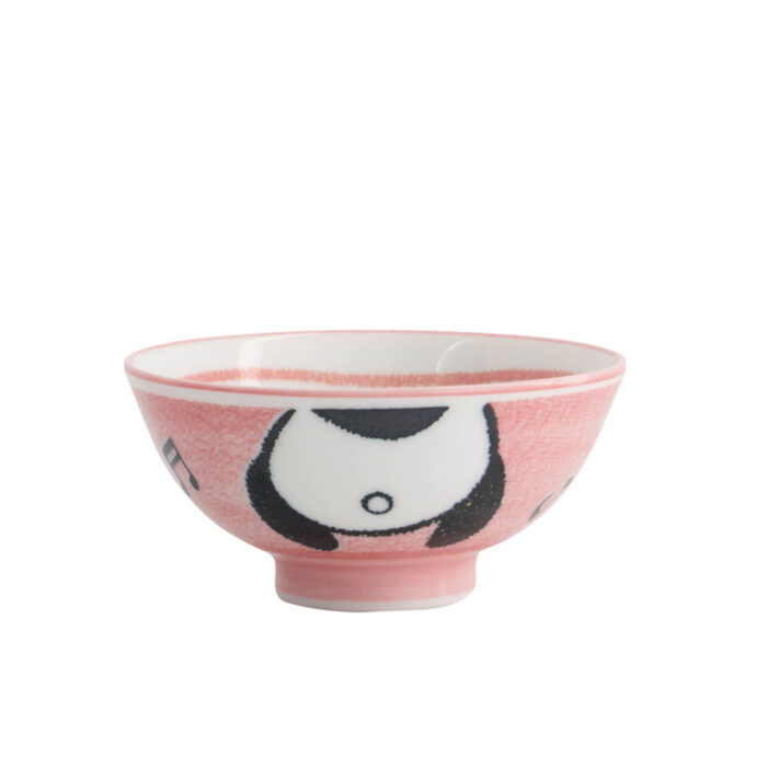 Roze Kawaii Rijstkom - Tokyo Design Studio - Panda - 200ml - 10.5x5.5cm - Afbeelding 3