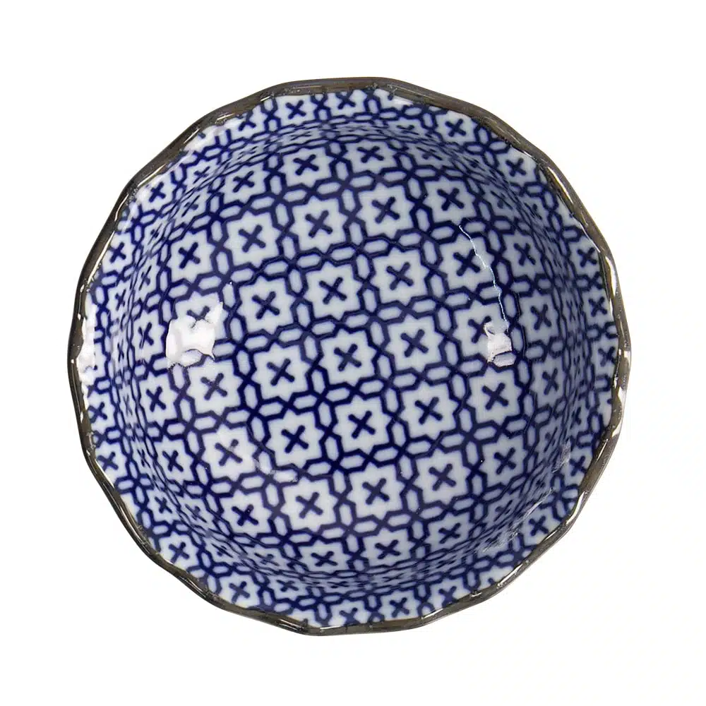Japans sausschaaltje Sashiko - Tokyo Design Studio - 9x3.5 cm - Afbeelding 2