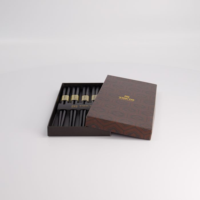 Tokyo Design Studio - Chopstick - Giftset/5 - Hexagon - Black - Afbeelding 5