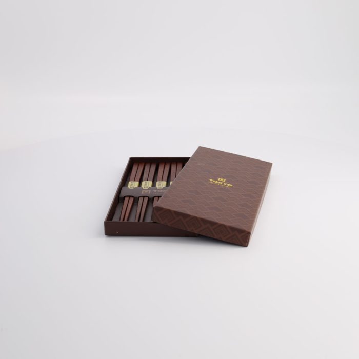 Tokyo Design Studio - Chopstick - Giftset/5 - Vierkant - Bruin - Afbeelding 5