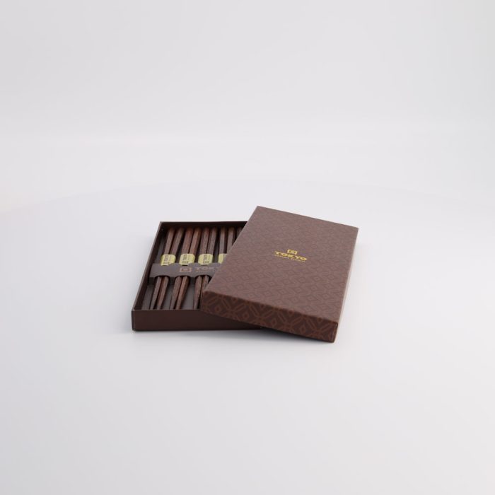 Tokyo Design Studio - Eetstokjes - Cadeauset/5 - Hexagoon - Bruin - Afbeelding 5