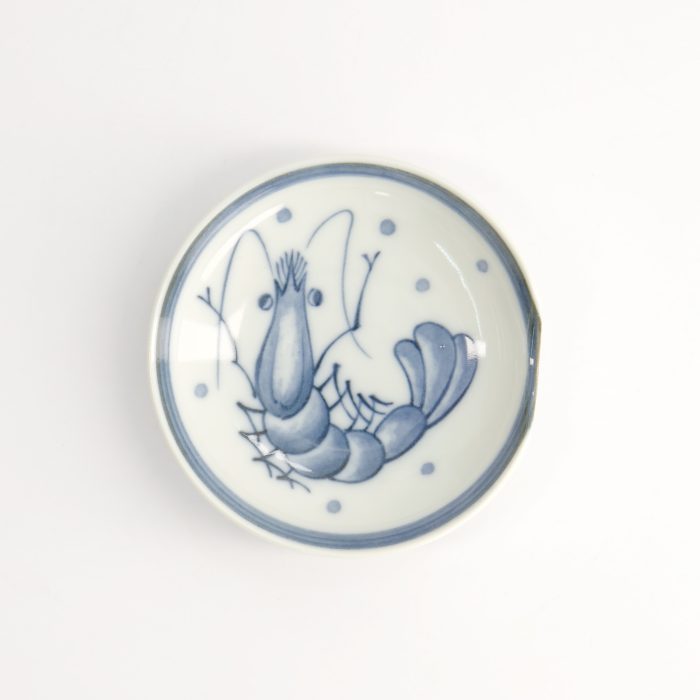 Tokyo Design Studio Mini Bord met Eetstokjeshouder - 9.4x2.3cm - Garnaal