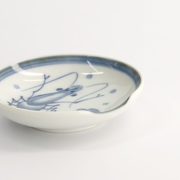 Tokyo Design Studio Mini Bord met Eetstokjeshouder - 9.4x2.3cm - Garnaal - Afbeelding 2