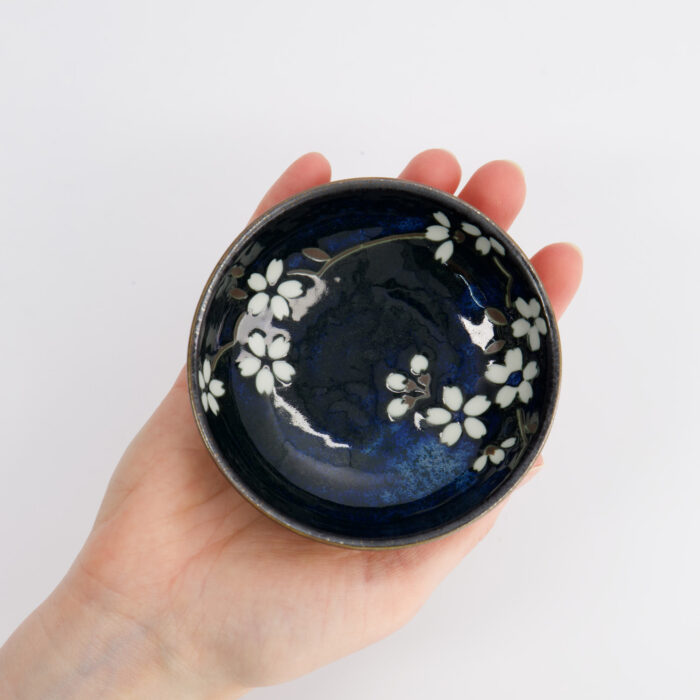 Japanse Diepe Kom Blauwe Sakura - Tokyo Design Studio - 9.5x3cm - Afbeelding 4