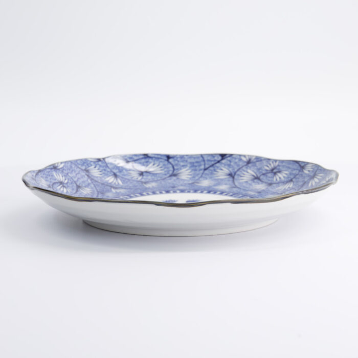 Japans rond bord - Tokyo Design Studio - Hana Blue - 25,5x3,5cm - Afbeelding 3